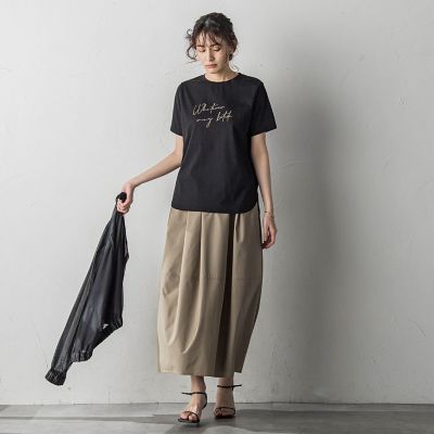ハンドメッセージロゴＴシャツ≪洗濯機で洗える≫