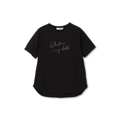 ハンドメッセージロゴＴシャツ≪洗濯機で洗える≫