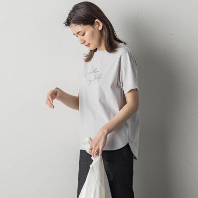 ハンドメッセージロゴＴシャツ≪洗濯機で洗える≫
