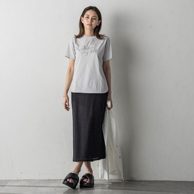 ハンドメッセージロゴＴシャツ≪洗濯機で洗える≫