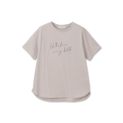 ハンドメッセージロゴＴシャツ≪洗濯機で洗える≫