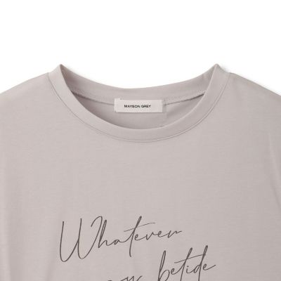 ハンドメッセージロゴＴシャツ≪洗濯機で洗える≫