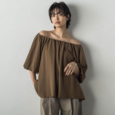＜MAYSON GREY（Women）＞２ＷＡＹボリュームプルオーバー≪洗濯機で洗える≫