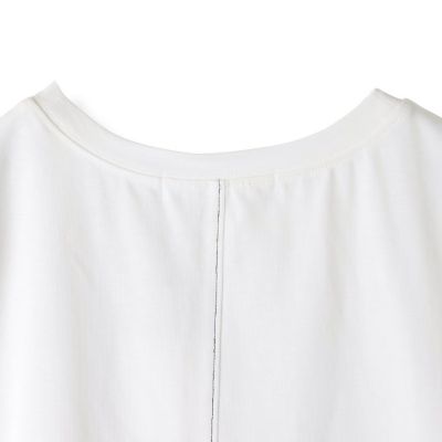 配色ステッチコンパクトＴシャツ≪洗濯機で洗える≫