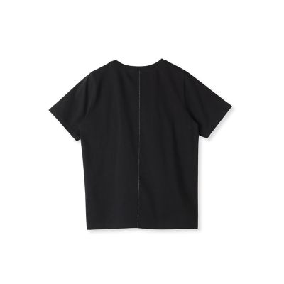 配色ステッチコンパクトＴシャツ≪洗濯機で洗える≫