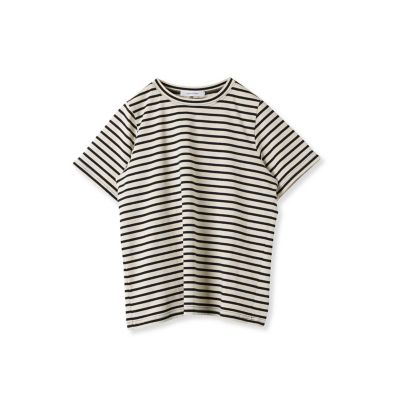 配色ステッチコンパクトＴシャツ≪洗濯機で洗える≫