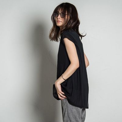 シアーレイヤードフレアタンクトップ≪洗濯機で洗える≫