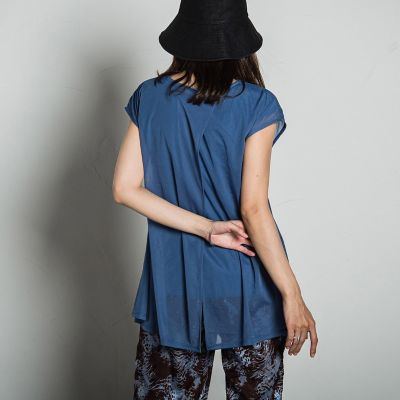 シアーレイヤードフレアタンクトップ≪洗濯機で洗える≫