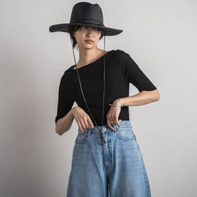 ＜MAYSON GREY（Women）＞シアーテレココンパクトＴシャツ≪洗濯機で洗える≫