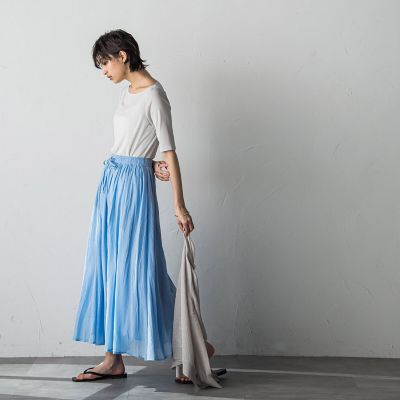MAYSON GREY / メイソングレイ シアーテレココンパクトTシャツ≪洗濯機で洗える≫ セール】 シアーテレココンパクトTシャツ≪洗濯機で洗える