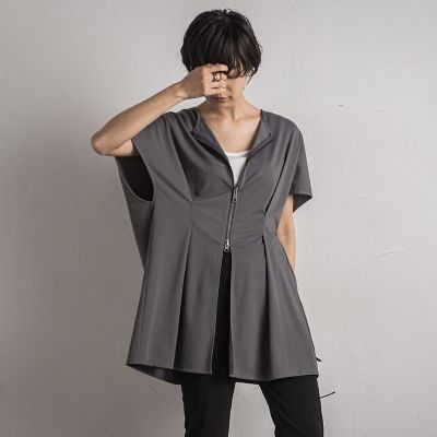 ウエストタックＺＩＰプルオーバー≪手洗い可能≫