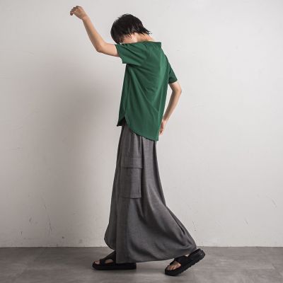 フロッキーロゴプリントＴシャツ≪手洗い可能≫