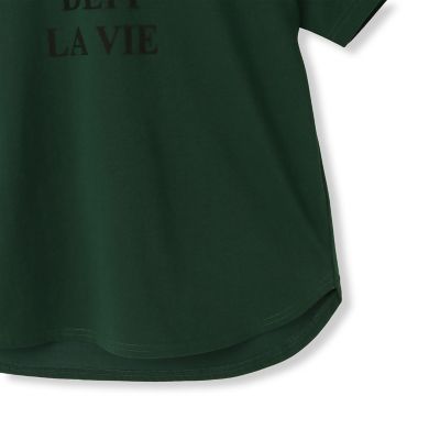 フロッキーロゴプリントＴシャツ≪手洗い可能≫