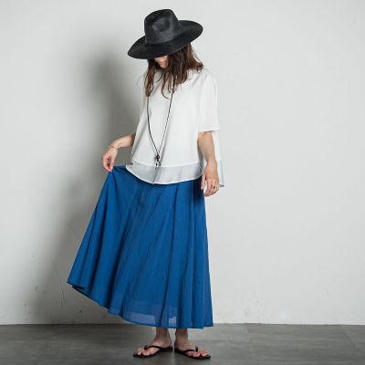【ＷＥＢ限定】ポンチラグラン布帛切替プルオーバー≪洗濯機で洗える≫