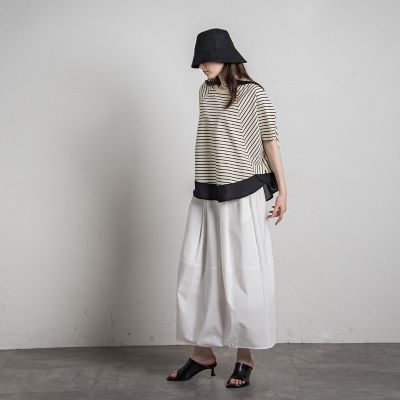 【ＷＥＢ限定】ポンチラグラン布帛切替プルオーバー≪洗濯機で洗える≫
