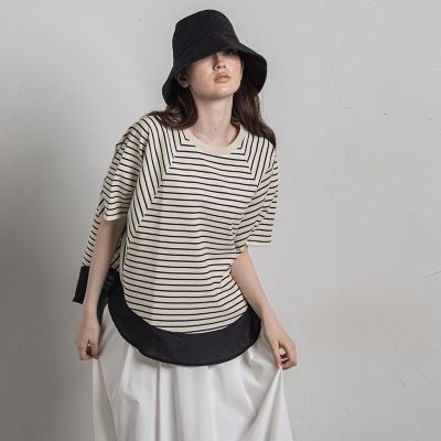 【ＷＥＢ限定】ポンチラグラン布帛切替プルオーバー≪洗濯機で洗える≫
