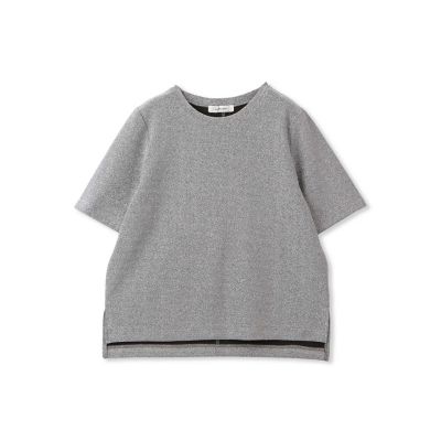 グリッター５分袖プルオーバー≪手洗い可能≫