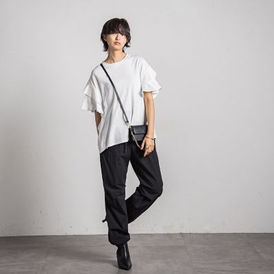 レイヤースリーブプルオーバー≪手洗い可能≫