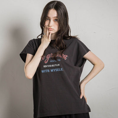 ＜MAYSON GREY（Women）＞ビンテージロゴフレンチＴシャツ≪洗濯機で洗える≫