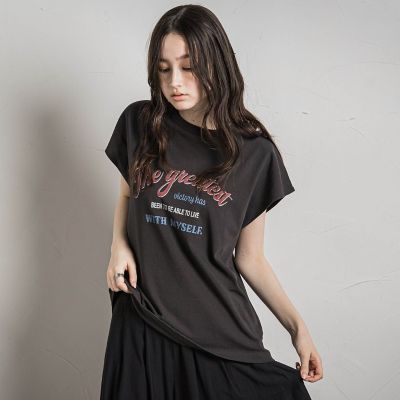 ビンテージロゴフレンチＴシャツ≪洗濯機で洗える≫