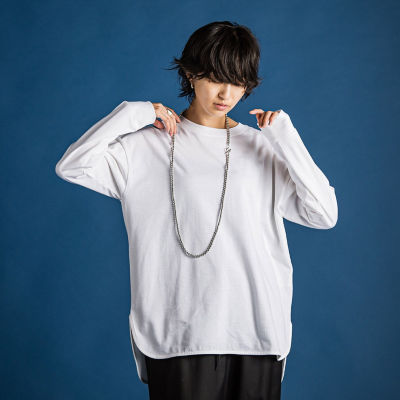 ＜MAYSON GREY（Women）＞バックシームロングＴシャツ≪洗濯機で洗える≫