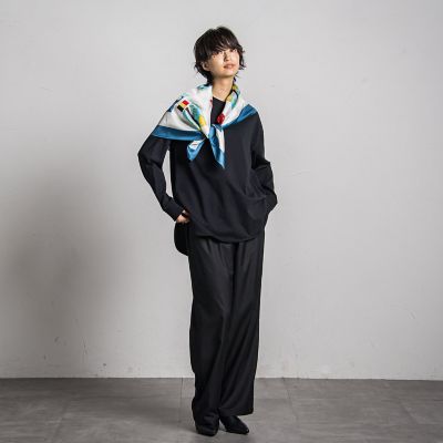 MAYSON GREY / メイソングレイ ハンドメッセージ刺繍ロゴTシャツ≪洗濯機で洗える≫ メイソングレイ MAYSON GREY ハンドメッセージロゴTシャツ≪洗濯
