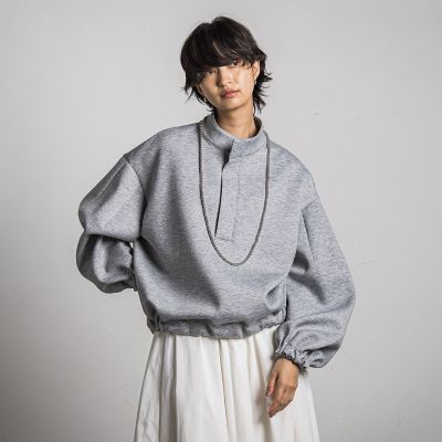 【カタログ掲載】スキッパースウェットプルオーバー≪洗濯機で洗える≫