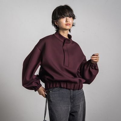 【カタログ掲載】スキッパースウェットプルオーバー≪洗濯機で洗える≫