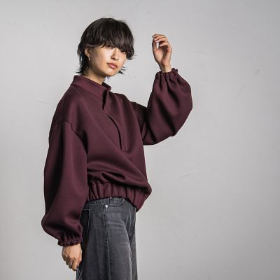 【カタログ掲載】スキッパースウェットプルオーバー≪洗濯機で洗える≫
