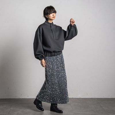 【カタログ掲載】スキッパースウェットプルオーバー≪洗濯機で洗える≫