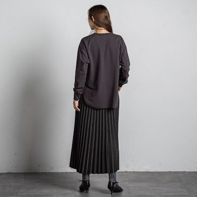 Ｖガゼットロングスリーブプルオーバー≪洗濯機で洗える≫