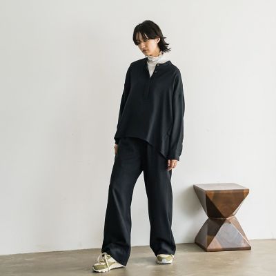メランジリブタートルネックプルオーバー≪手洗い可能≫