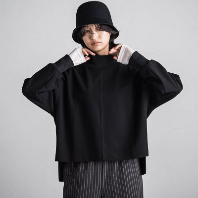 圧縮起毛ハイネックプルオーバー≪手洗い可能≫