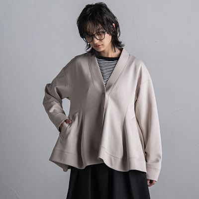 ペプラムカットカーディガン≪手洗い可能≫ | MAYSON GREY (Women
