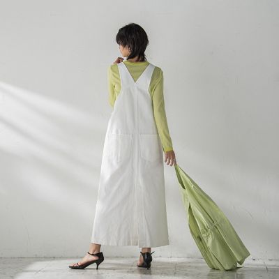 チュール使いラメリブロングＴシャツ≪手洗い可能≫