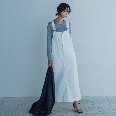 チュール使いラメリブロングＴシャツ≪手洗い可能≫