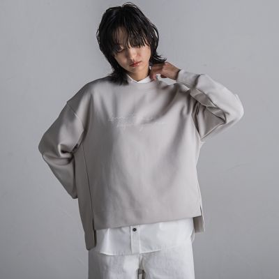 MAYSON GREY / メイソングレイ ハンドメッセージプルオーバー≪洗濯機で洗える≫ ハンドメッセージプルオーバー≪洗濯機で洗える≫ | MAYSON GREY