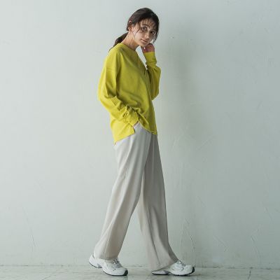ＳＥＴ　スラブジャージタンクトップ＋深Ｖネックプルオーバー