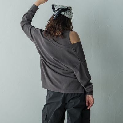 ＳＥＴ　スラブジャージタンクトップ＋深Ｖネックプルオーバー