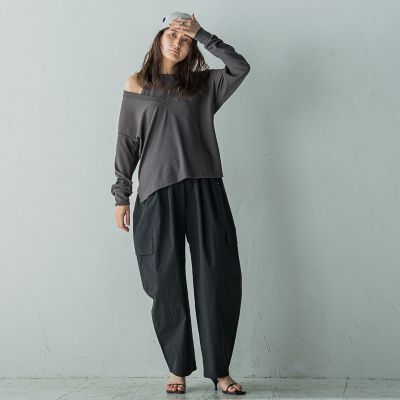 ＳＥＴ　スラブジャージタンクトップ＋深Ｖネックプルオーバー
