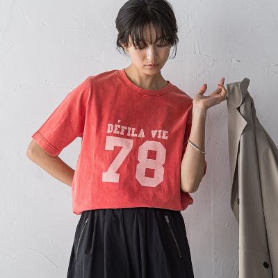 ナンバリングヴィンテージＴシャツ≪洗濯機で洗える≫
