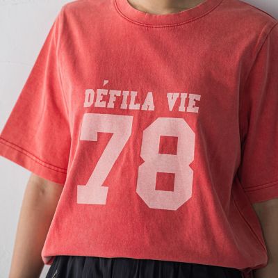 ナンバリングヴィンテージＴシャツ≪洗濯機で洗える≫