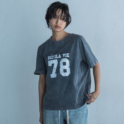 ナンバリングヴィンテージＴシャツ≪洗濯機で洗える≫