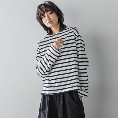 WEB限定】ゆるボーダーロングTシャツ | MAYSON GREY（Women