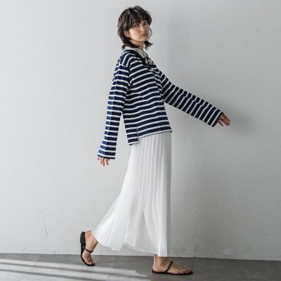 WEB限定】ゆるボーダーロングTシャツ | MAYSON GREY（Women