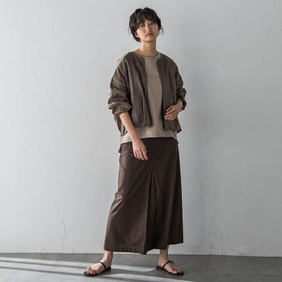 オーガニックコットンバッグギャザーテーププルオーバー≪洗濯機で洗える≫