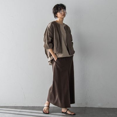 オーガニックコットンバッグギャザーテーププルオーバー≪洗濯機で洗える≫