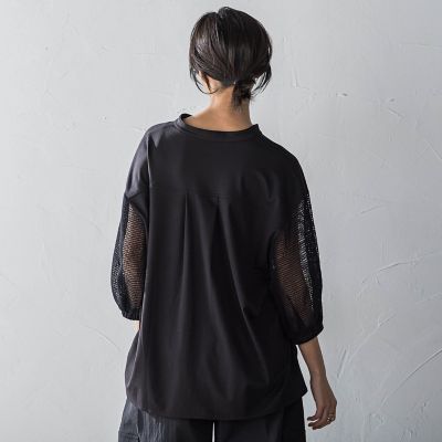 メッシュスリーブスキッパープルオーバー≪手洗い可能