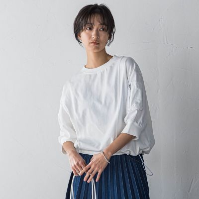 【ＷＥＢ限定】ワークポケット付きドッキングプルオーバー≪洗濯機で洗える≫