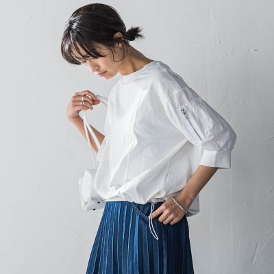 【ＷＥＢ限定】ワークポケット付きドッキングプルオーバー≪洗濯機で洗える≫